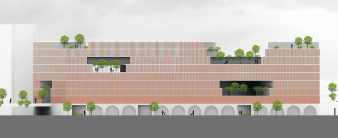 De Hofbogen Rotterdam - Ansicht